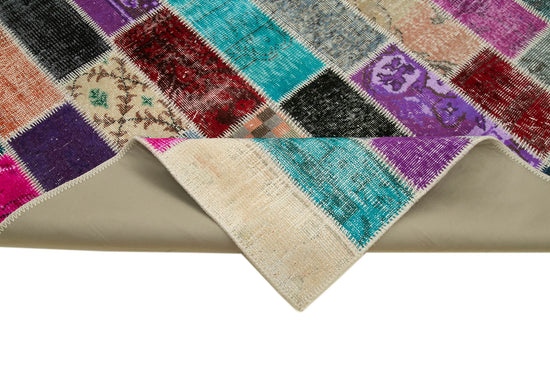 6x10 Multicolor Modern Patchwork Rug - 31062