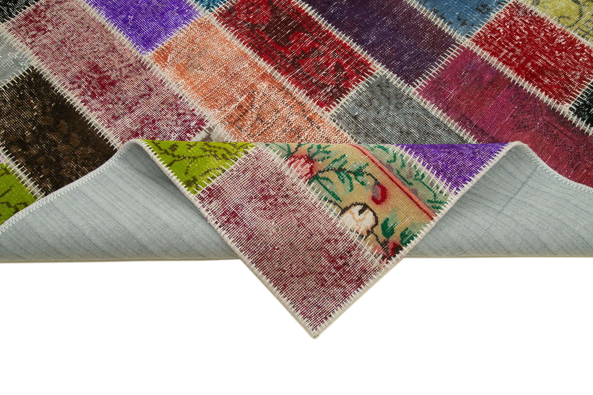 6x10 Multicolor Modern Patchwork Rug - 31066