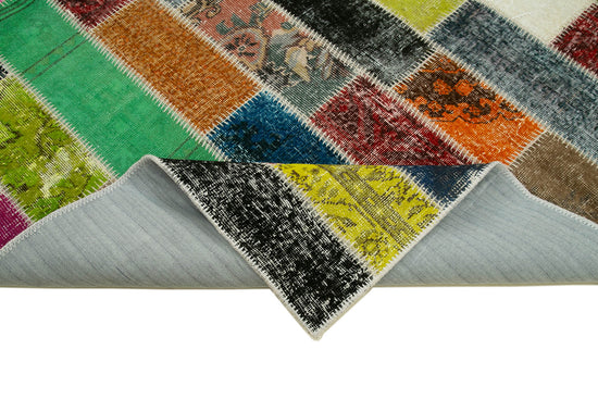 7x10 Multicolor Modern Patchwork Rug - 31067