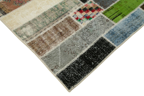 7x10 Multicolor Modern Patchwork Rug - 31070