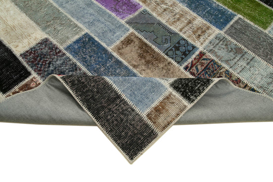 7x10 Multicolor Modern Patchwork Rug - 31070