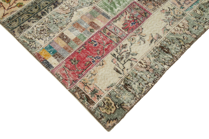7x10 Multicolor Modern Patchwork Rug - 31076