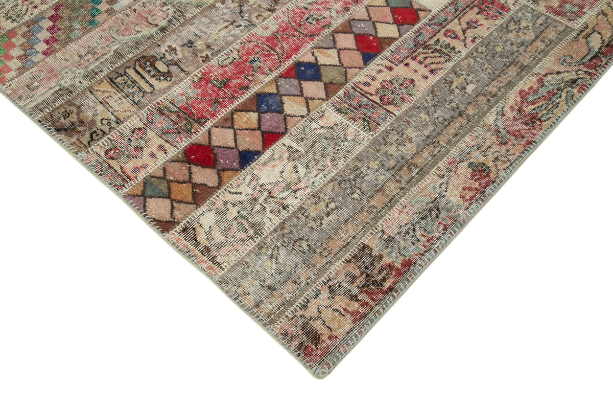 7x10 Multicolor Modern Patchwork Rug - 31077