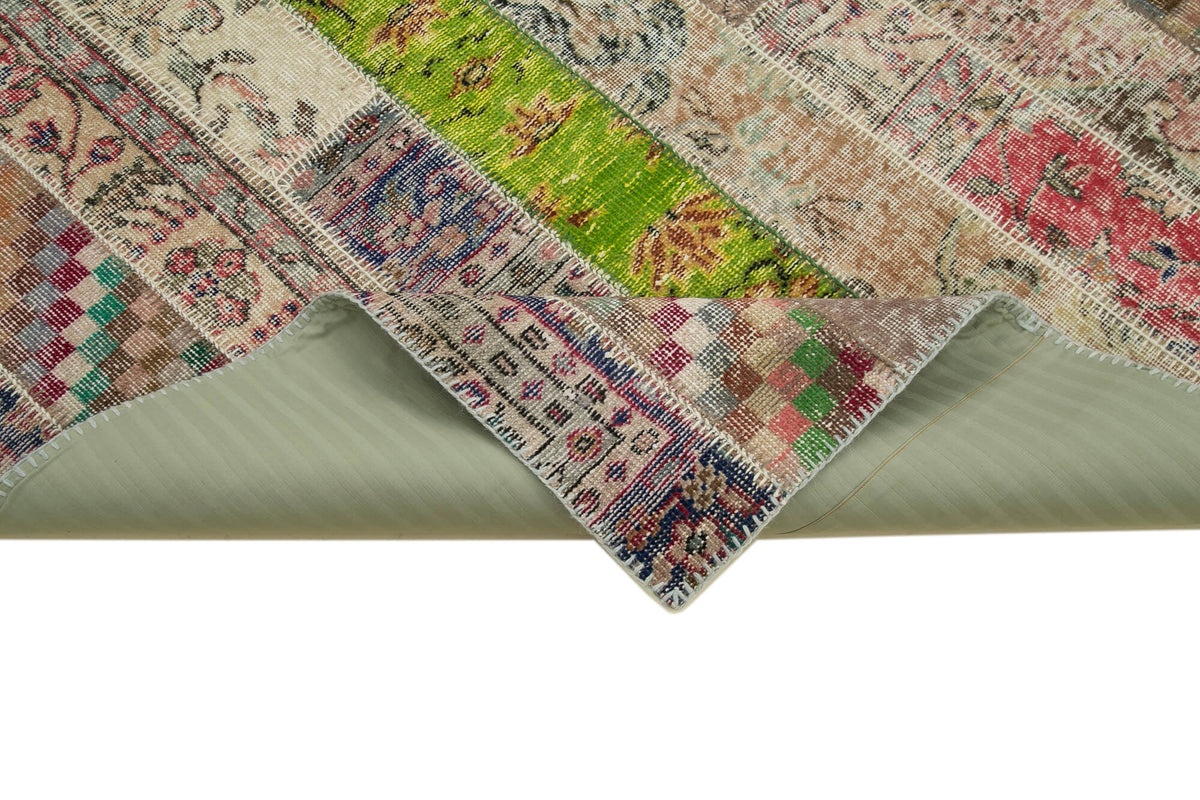 7x10 Multicolor Modern Patchwork Rug - 31077