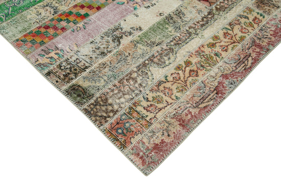 7x10 Multicolor Modern Patchwork Rug - 31078