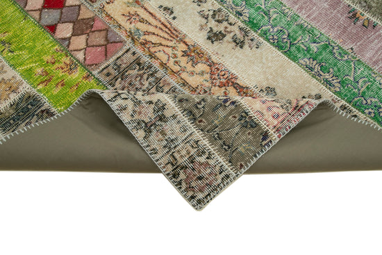 7x10 Multicolor Modern Patchwork Rug - 31078