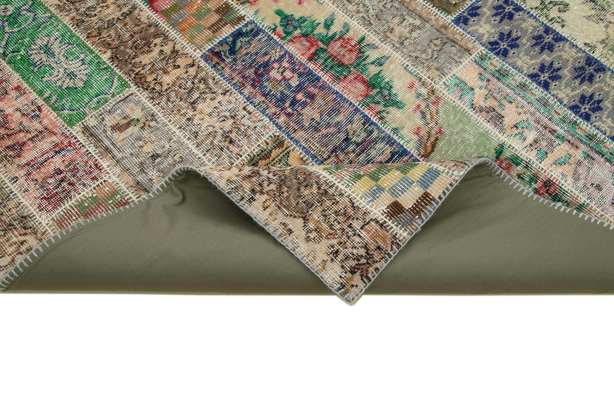 7x10 Multicolor Modern Patchwork Rug - 31079