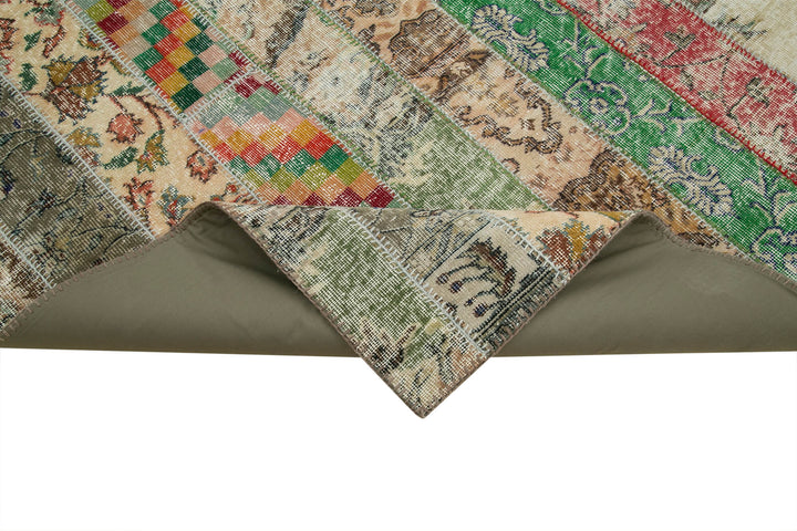 7x10 Multicolor Modern Patchwork Rug - 31081