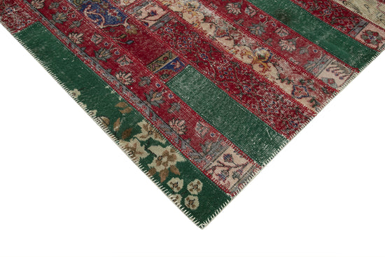 7x10 Multicolor Modern Patchwork Rug - 31094