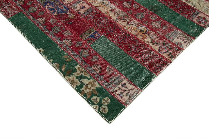 7x10 Multicolor Modern Patchwork Rug - 31094