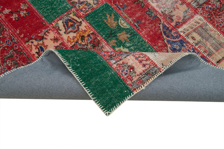 7x10 Multicolor Modern Patchwork Rug - 31094