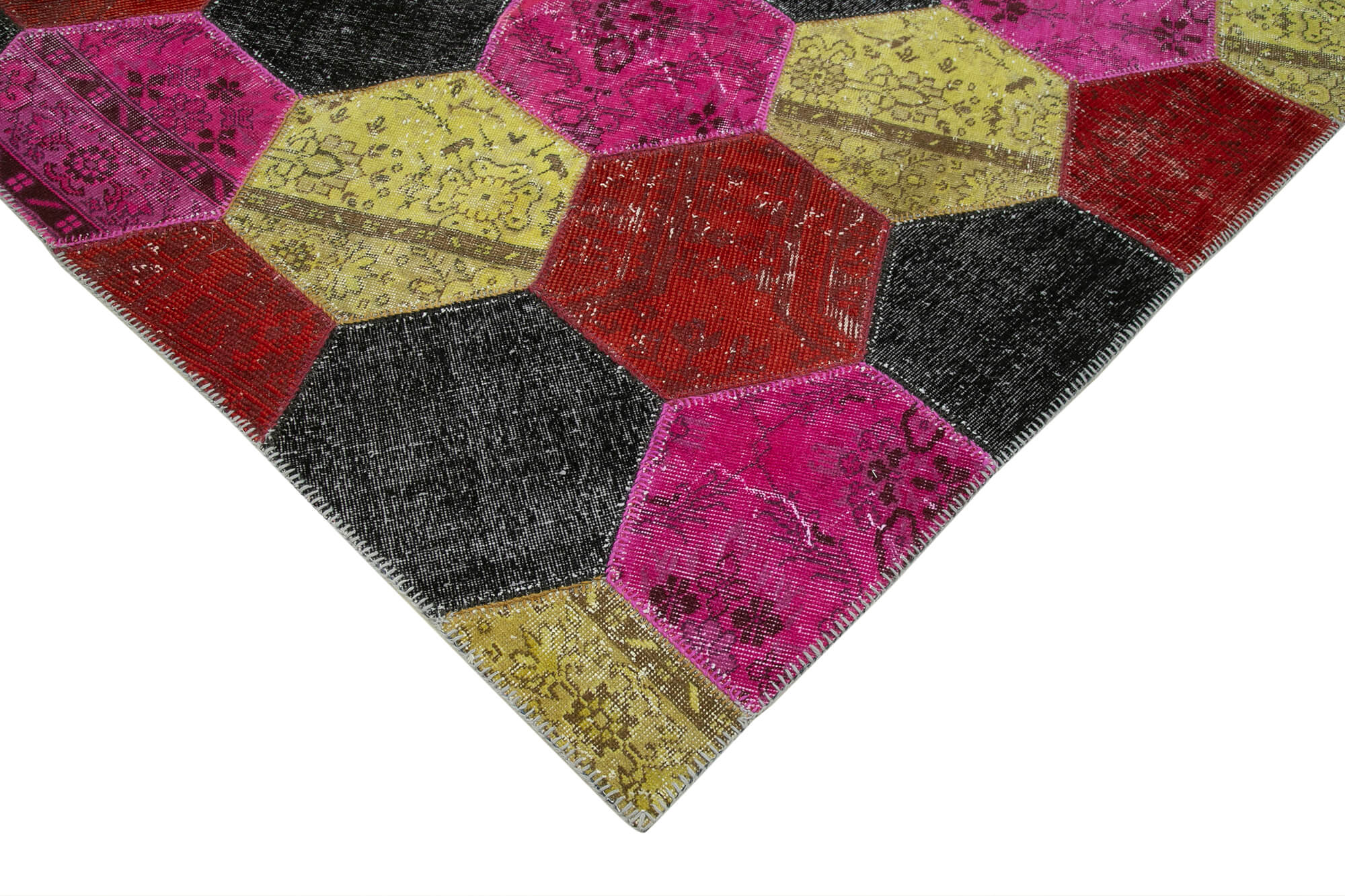 6x10 Multicolor Modern Patchwork Rug - 31100