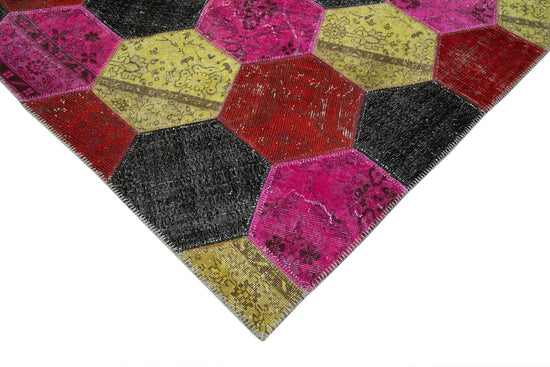 6x10 Multicolor Modern Patchwork Rug - 31100