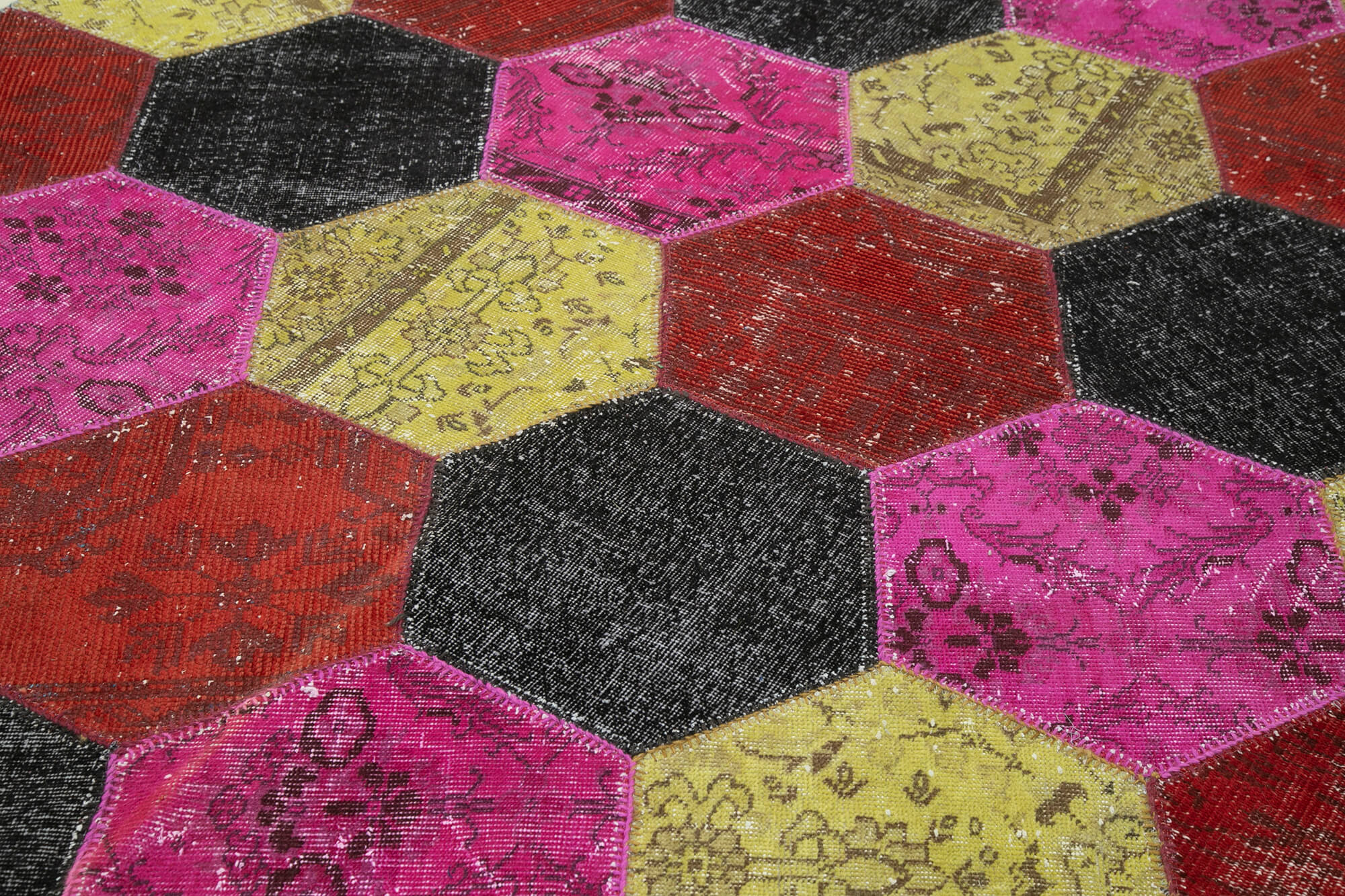 6x10 Multicolor Modern Patchwork Rug - 31100