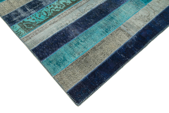 8x10 Multicolor Modern Patchwork Rug - 31122