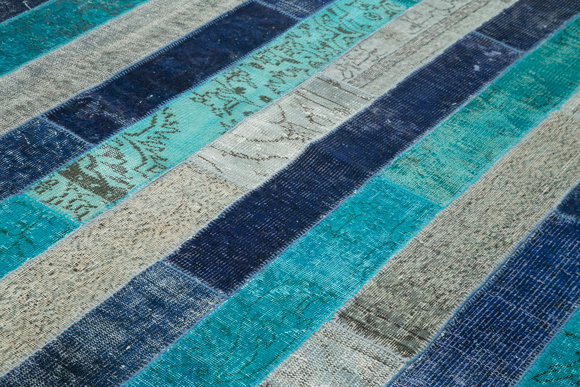 8x10 Multicolor Modern Patchwork Rug - 31122