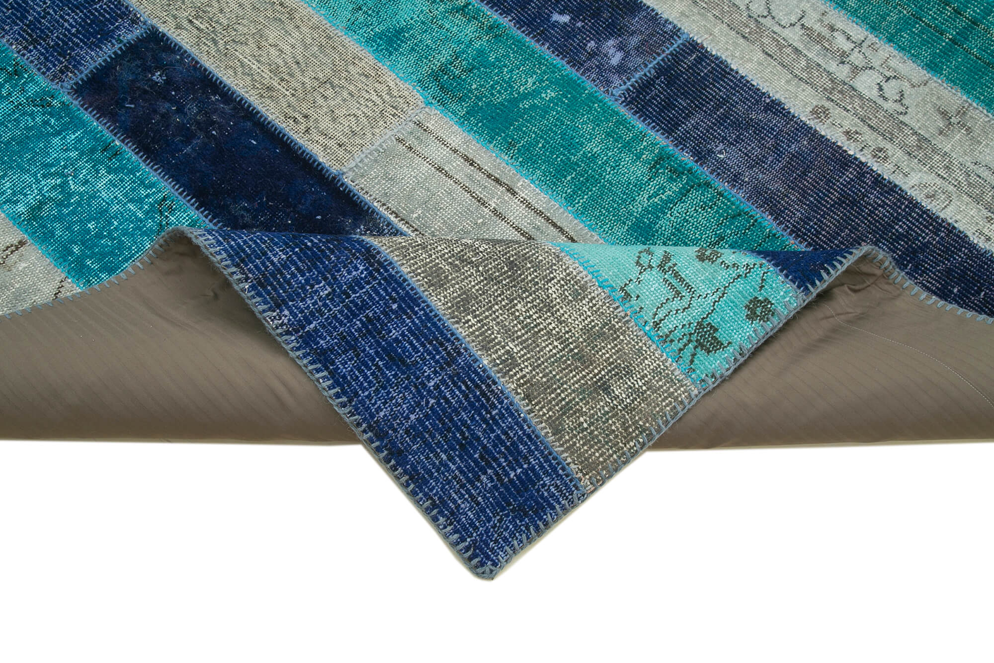 8x10 Multicolor Modern Patchwork Rug - 31122