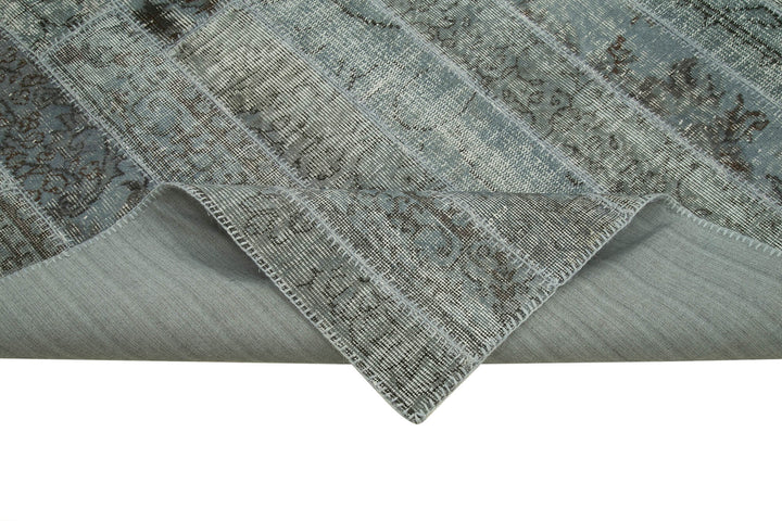 8x10 Grey Modern Patchwork Rug - 31126