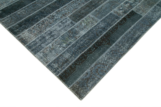 8x10 Grey Modern Patchwork Rug - 31128