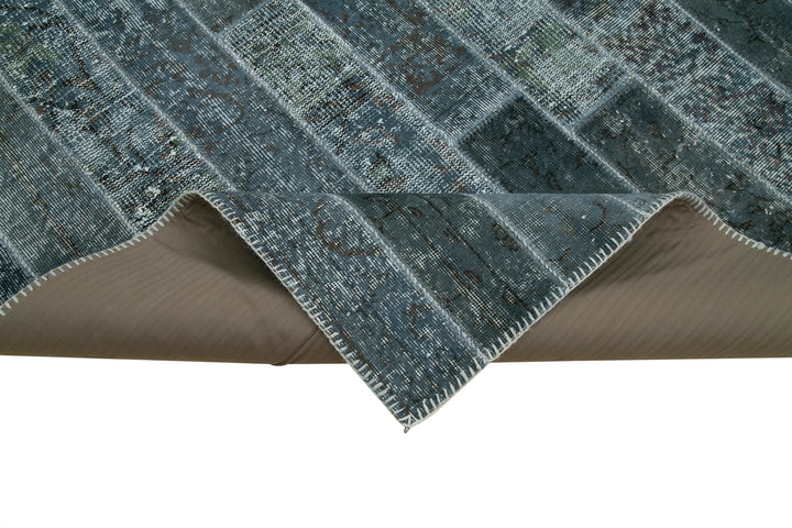 8x10 Grey Modern Patchwork Rug - 31128