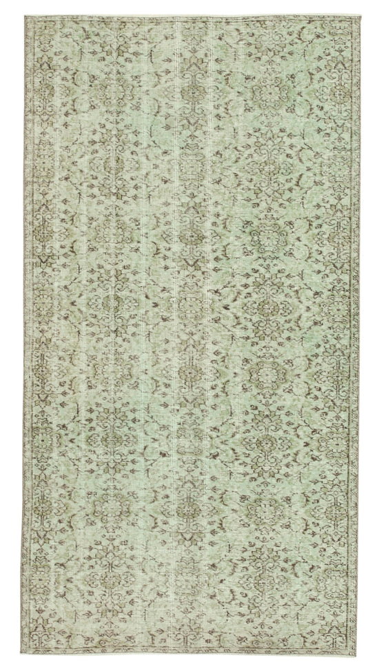 4x8 Green Overdyed Rug - 31159