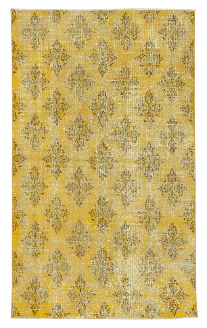 4x6 Yellow Overdyed Rug - 31171