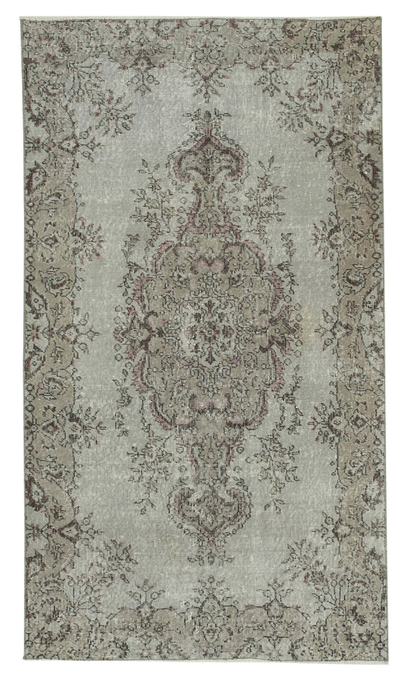 4x7 Grey Overdyed Rug - 31172