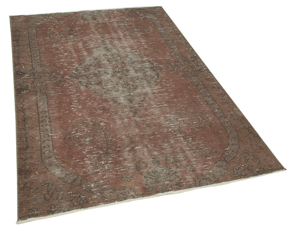 4x7 Brown Overdyed Rug - 31183