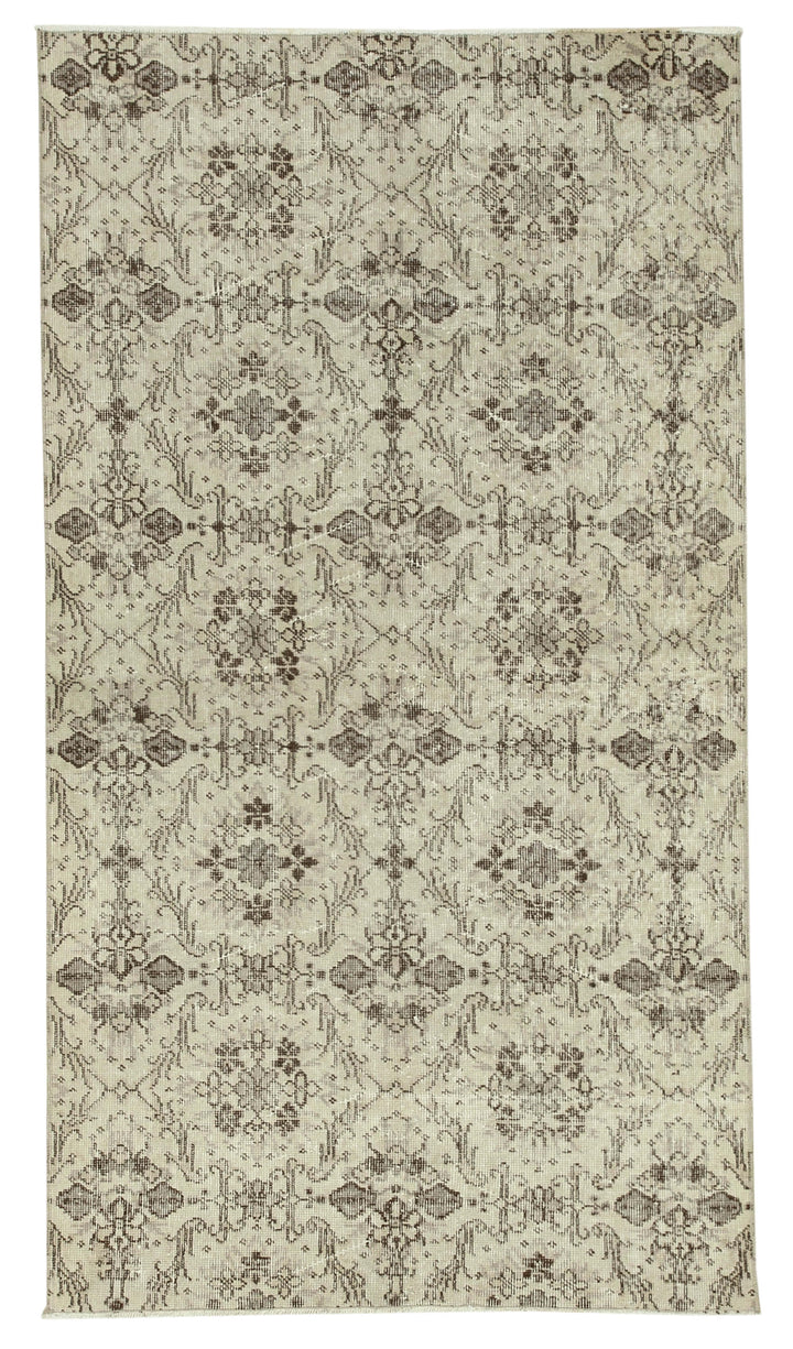 4x7 Beige Overdyed Rug - 31185