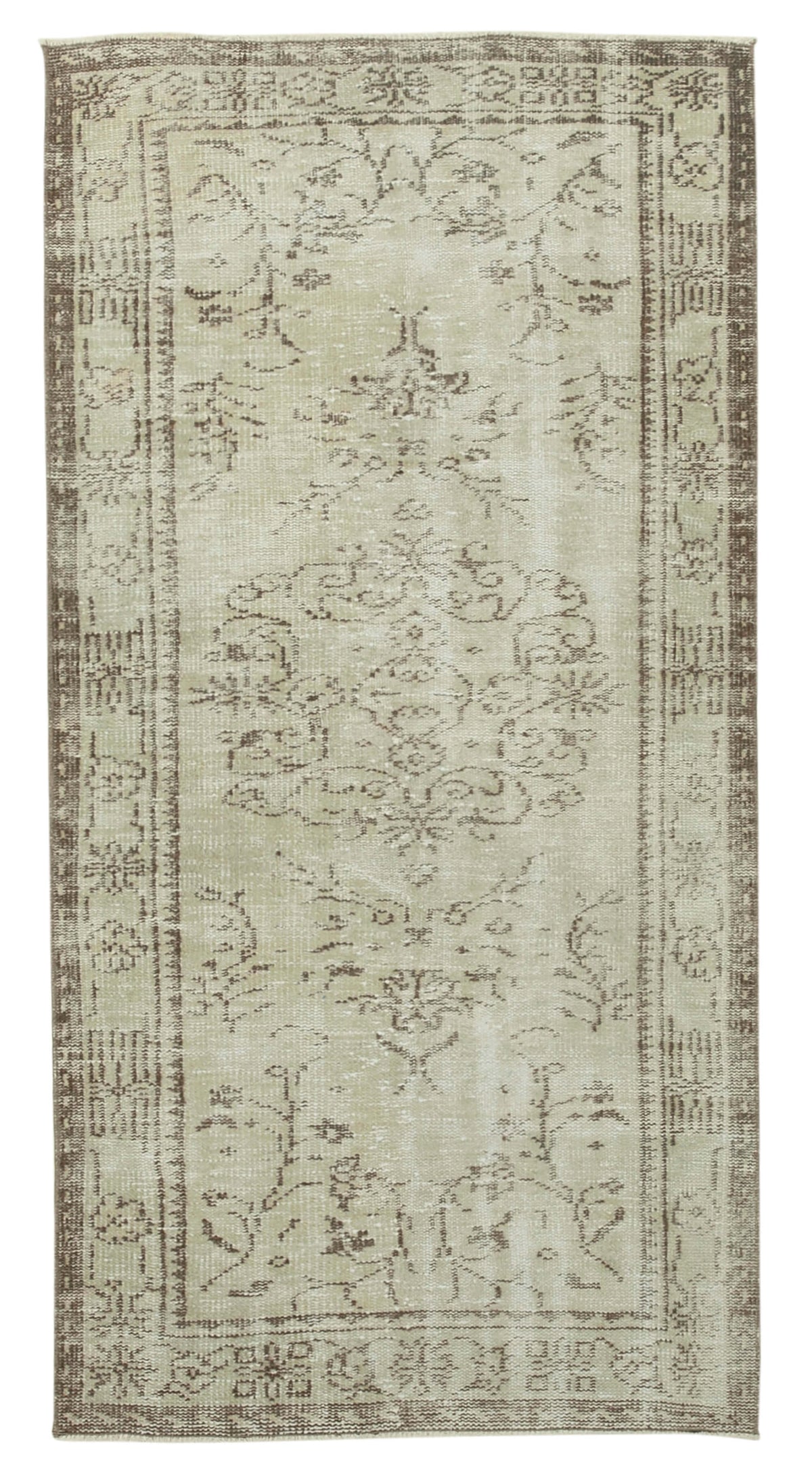 3x6 3x6 Beige Overdyed Rug - 31187