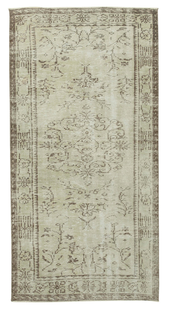 3x6 Beige Overdyed Rug - 31187