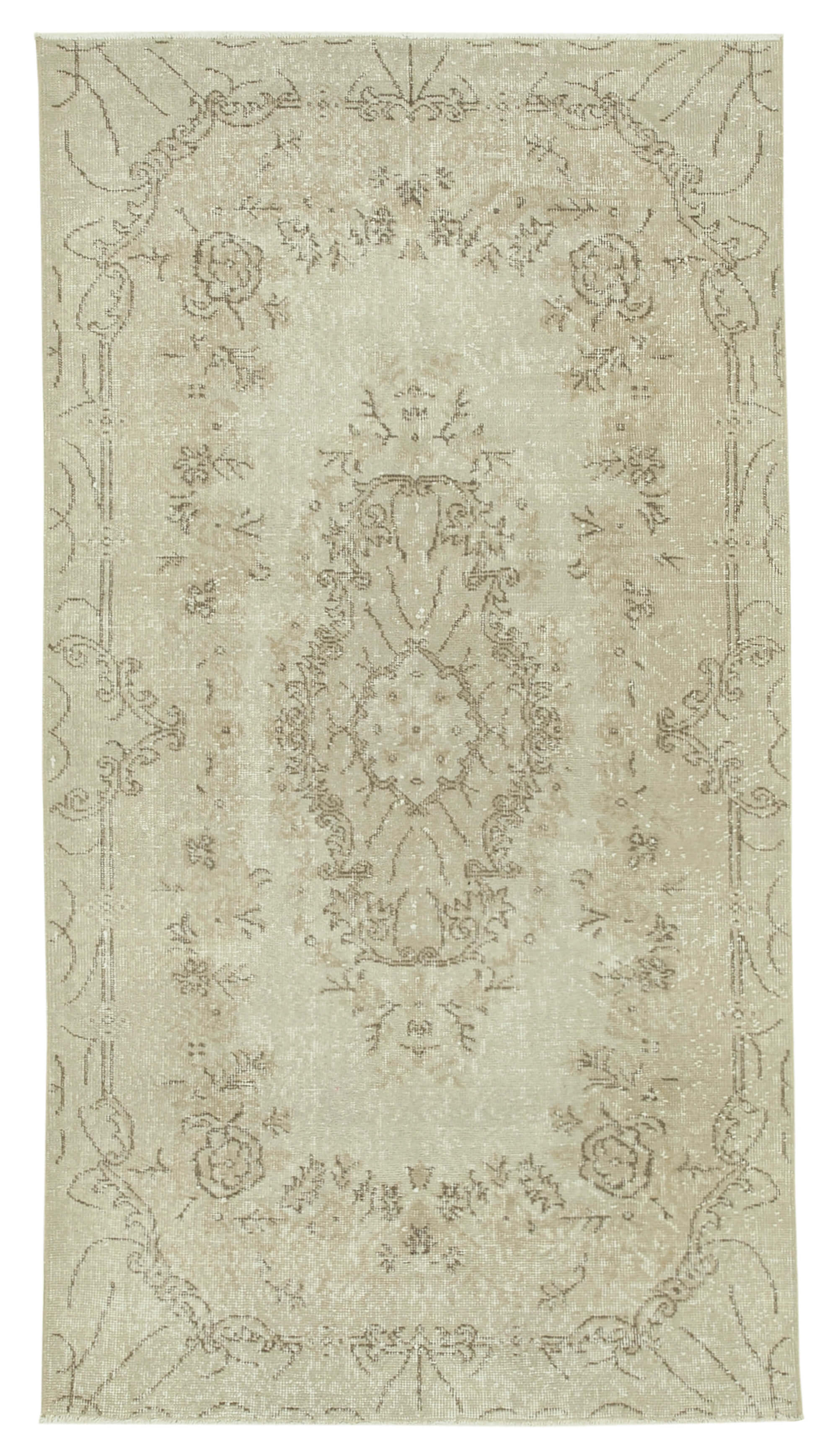 4x7 Beige Overdyed Rug - 31188
