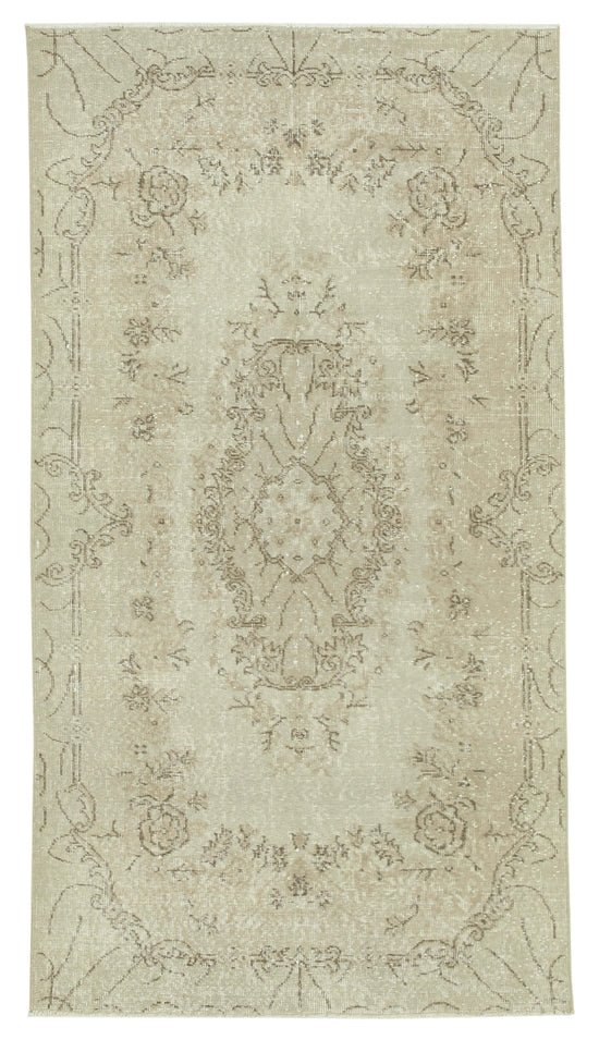 4x7 Beige Overdyed Rug - 31188