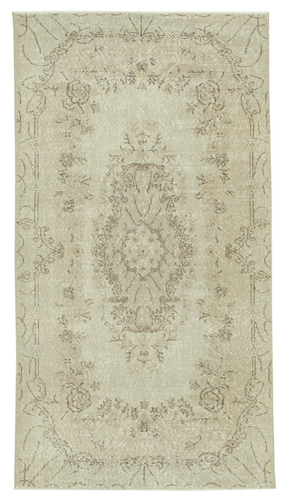 4x7 Beige Overdyed Rug - 31188