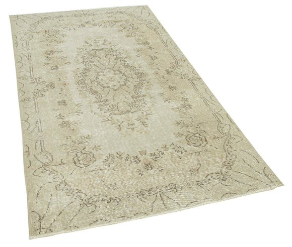 4x7 Beige Overdyed Rug - 31188