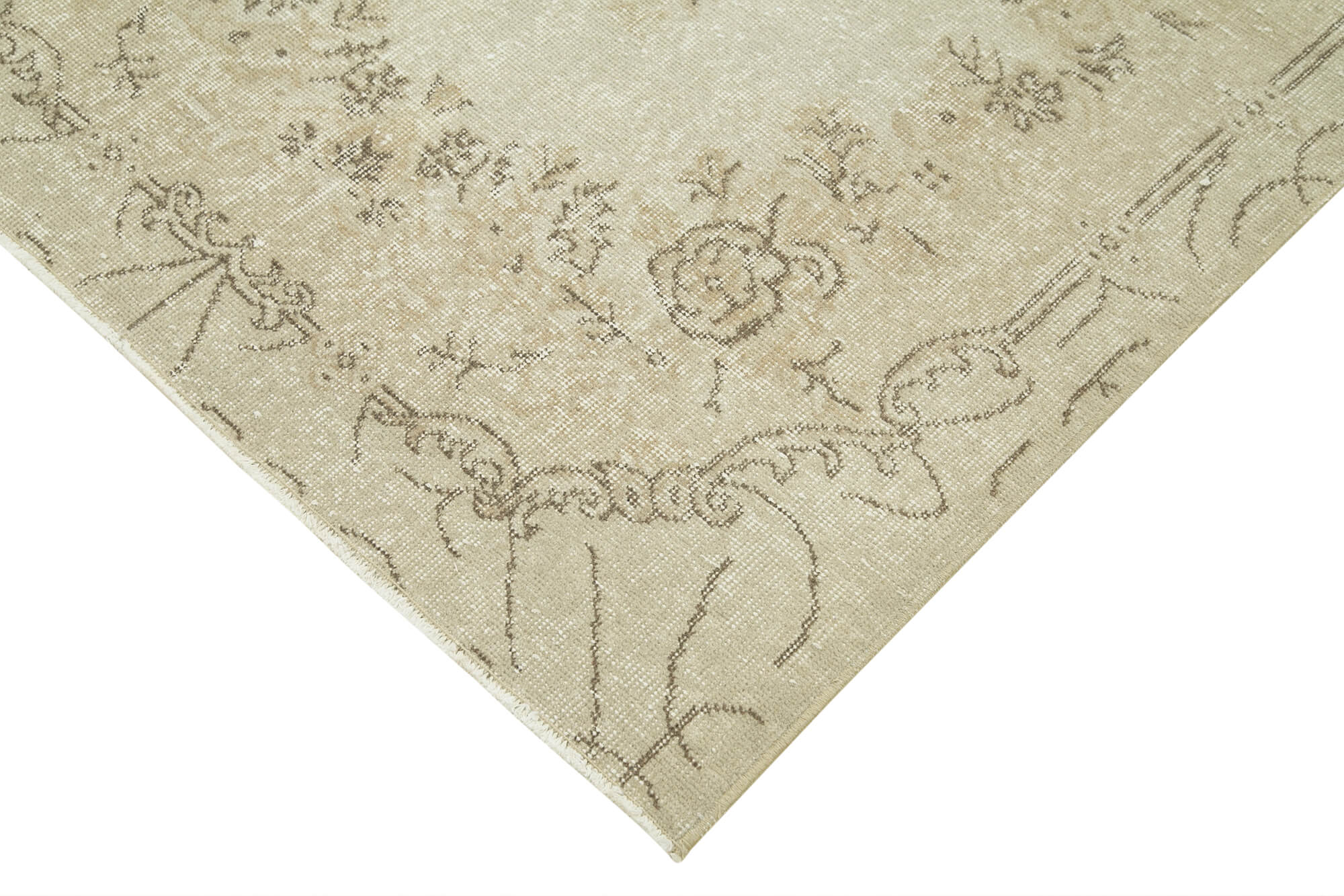4x7 Beige Overdyed Rug - 31188