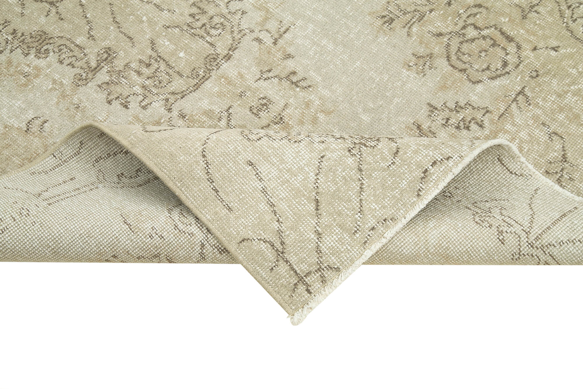 4x7 Beige Overdyed Rug - 31188
