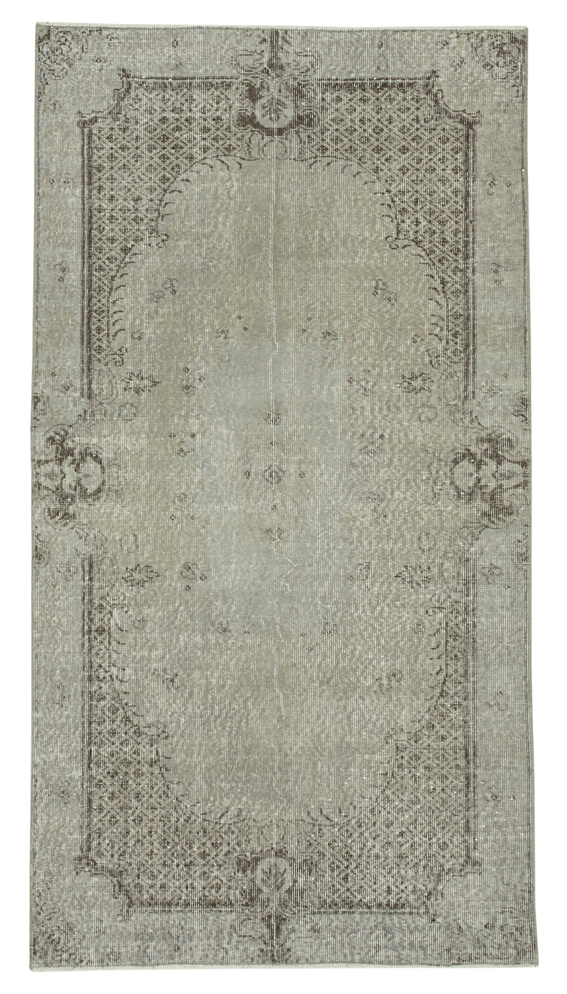 4x7 Grey Overdyed Rug - 31200