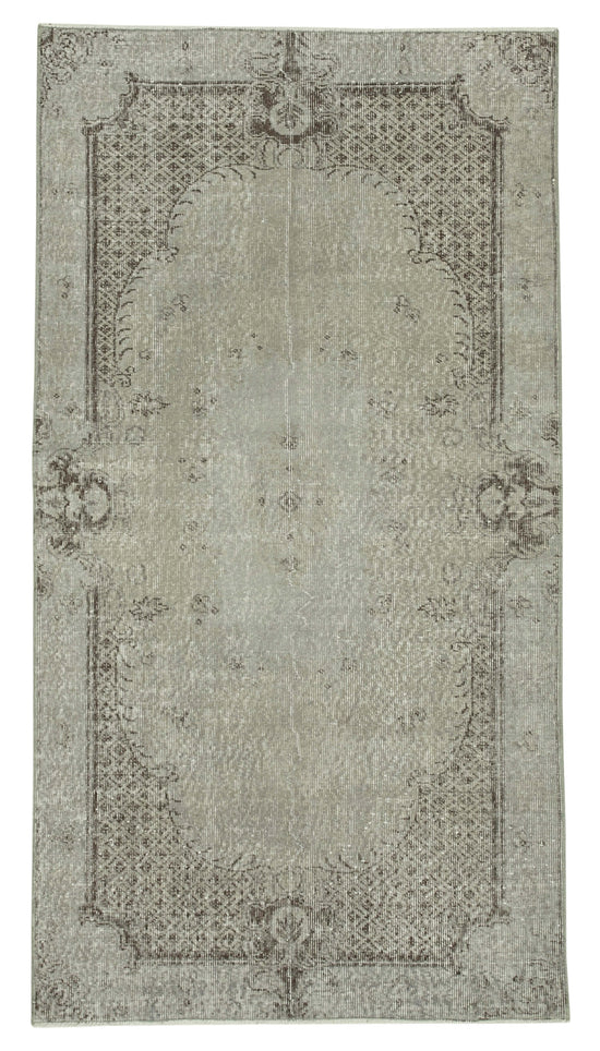 4x7 Grey Overdyed Rug - 31200