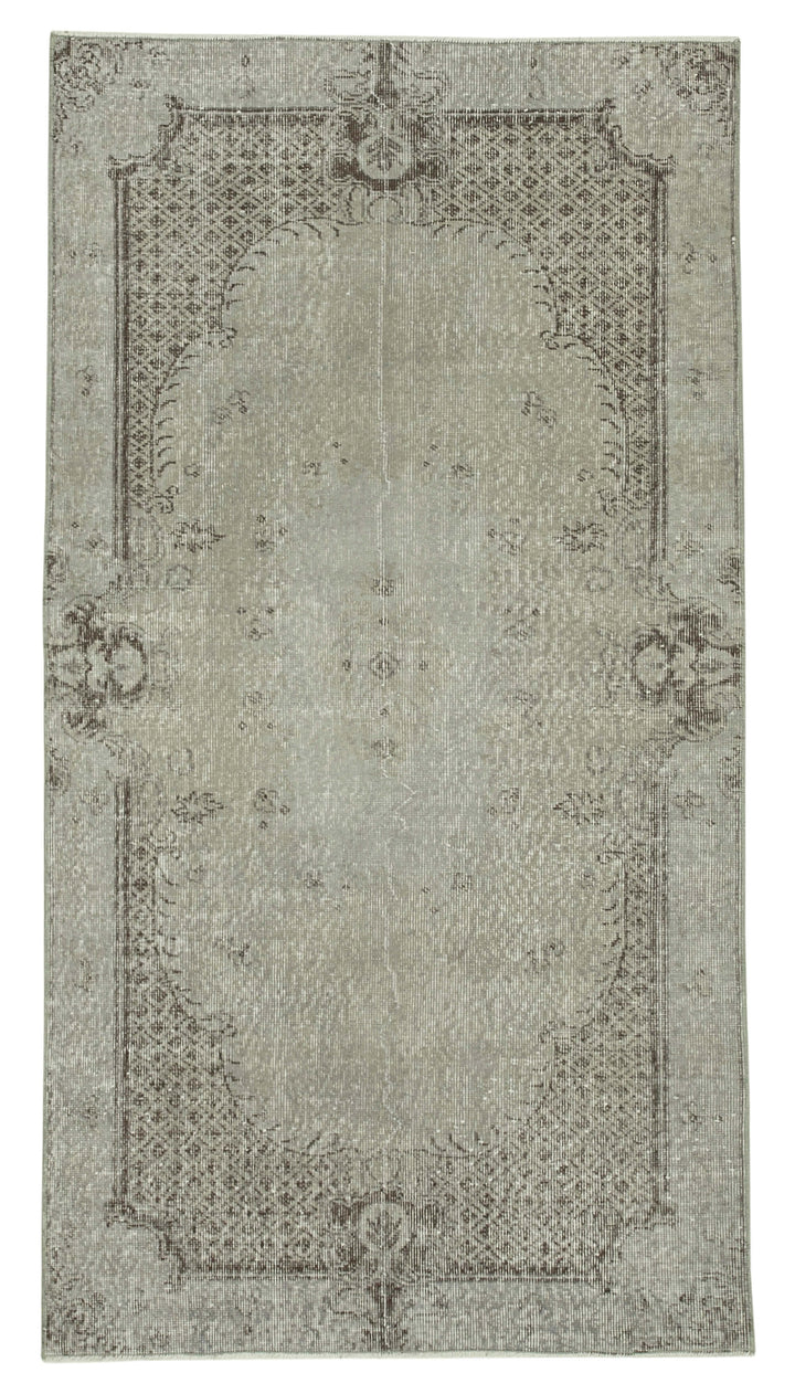 4x7 Grey Overdyed Rug - 31200