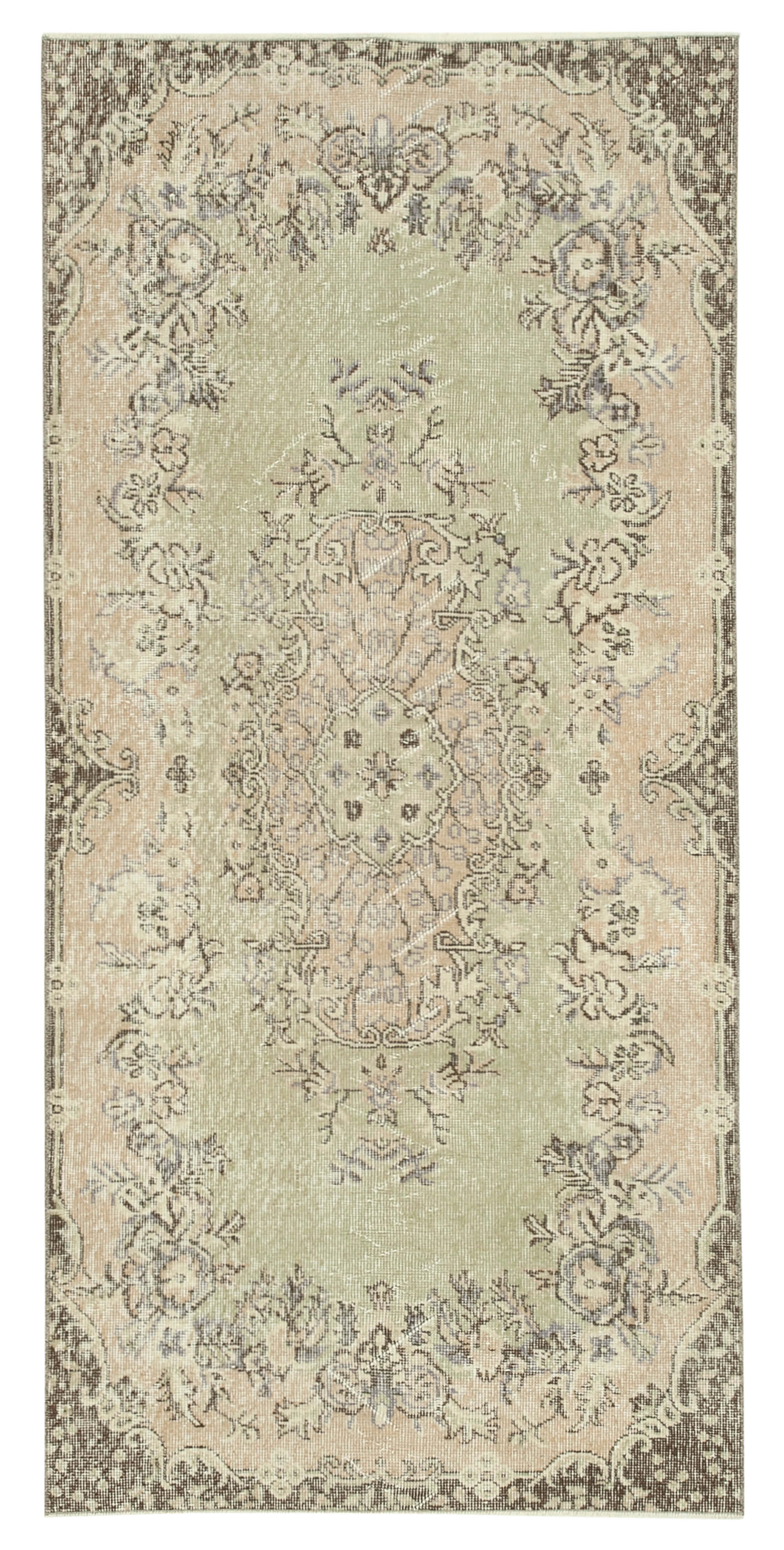 3x7 Beige Overdyed Rug - 31209