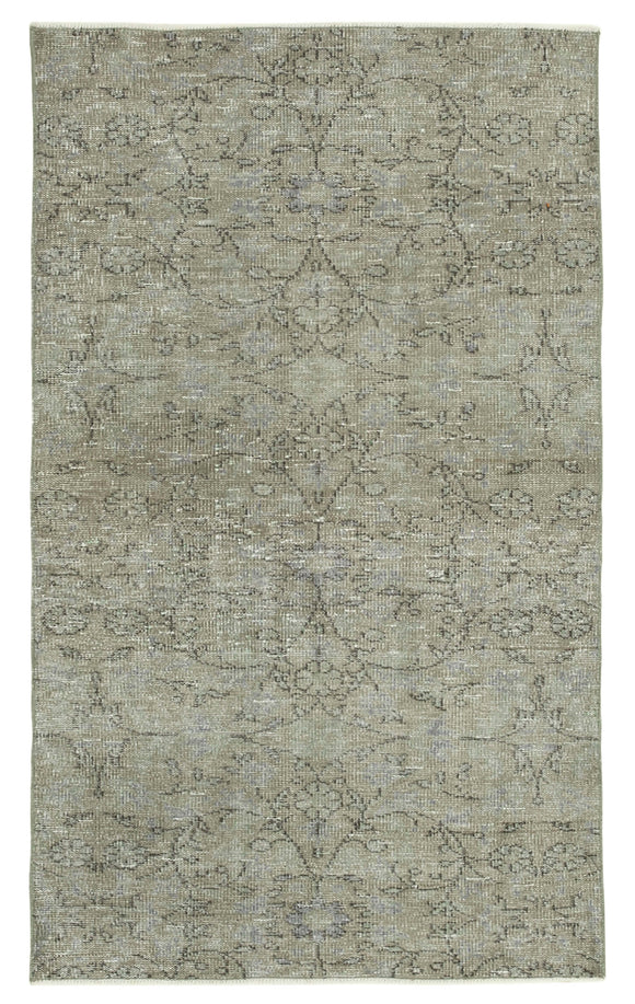 4x6 Grey Overdyed Rug - 31212