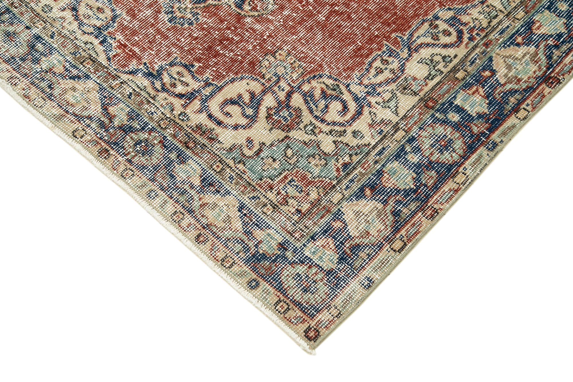 4x7 Red Overdyed Rug - 31223