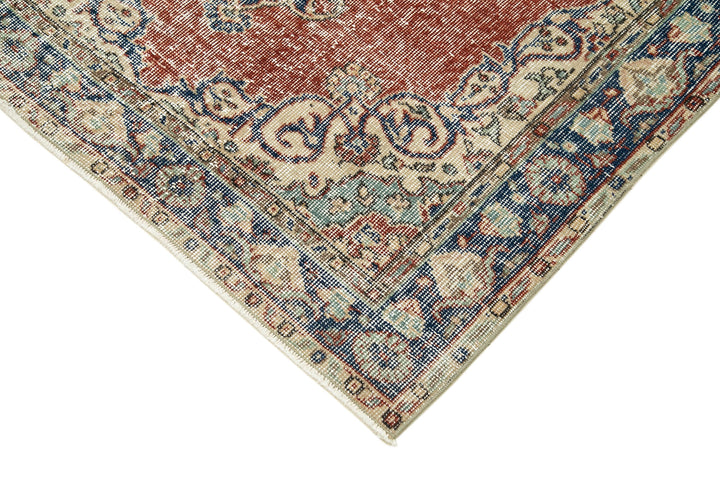 4x7 Red Overdyed Rug - 31223