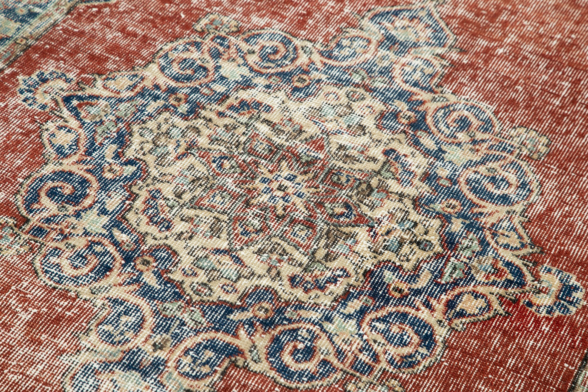 4x7 Red Overdyed Rug - 31223