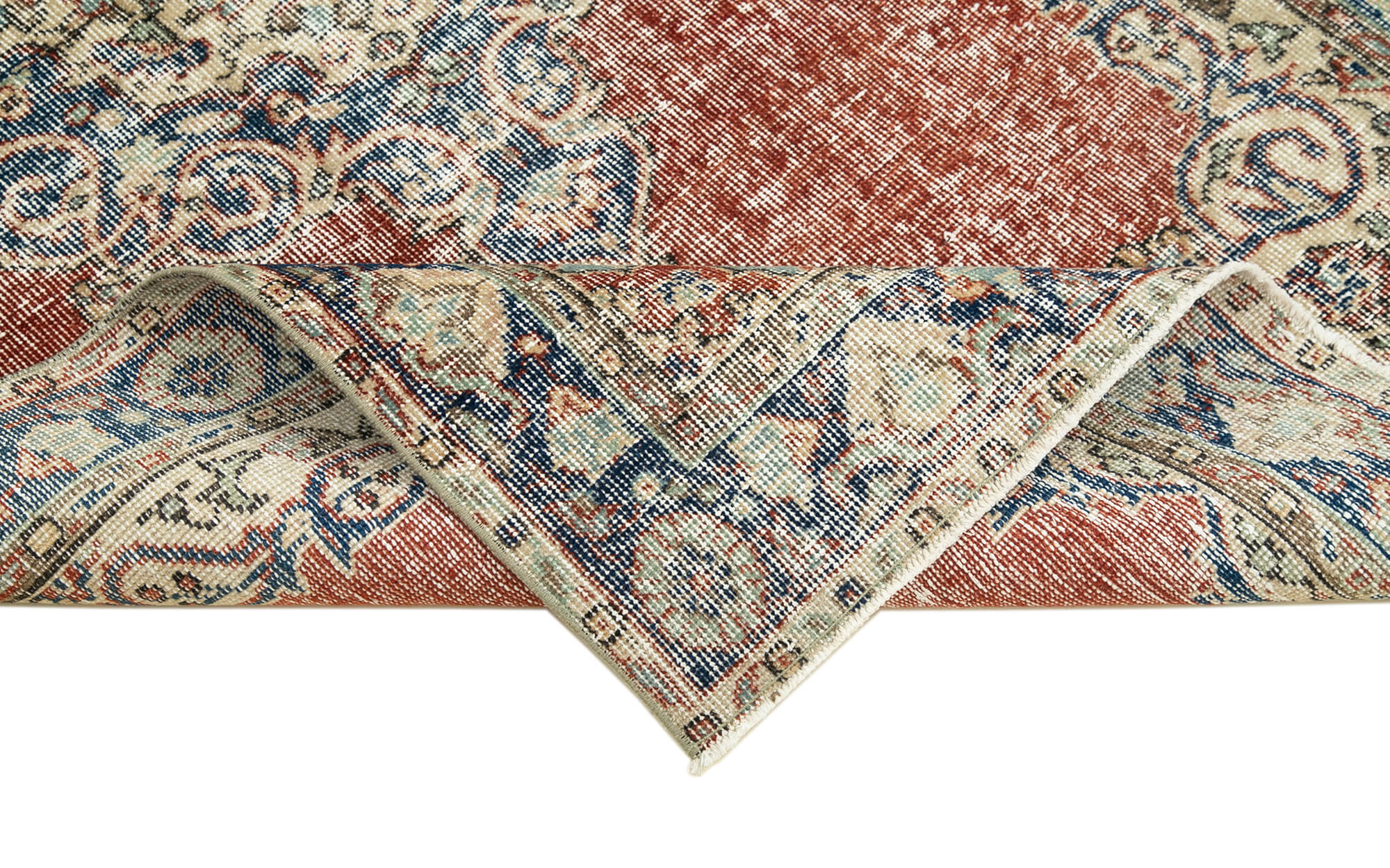 4x7 Red Overdyed Rug - 31223