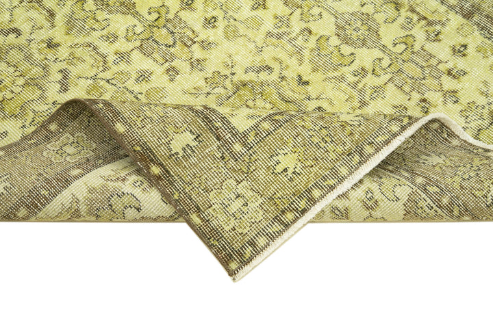 4x7 Yellow Overdyed Rug - 31227