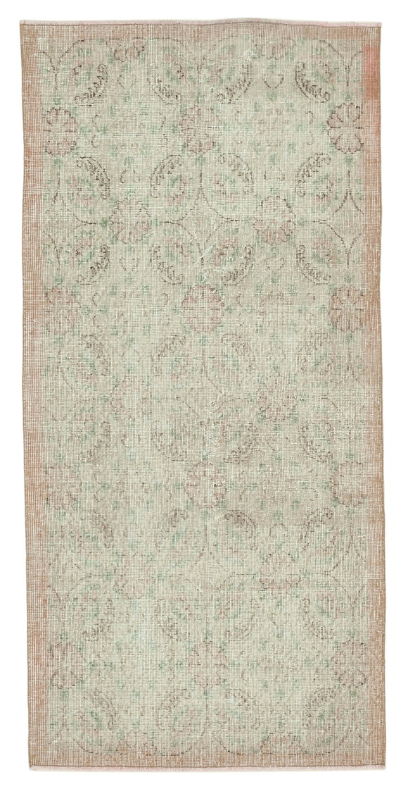 3x6 Beige Overdyed Rug - 31228