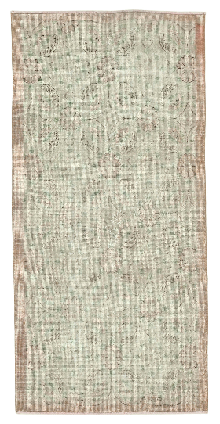 3x6 Beige Overdyed Rug - 31228