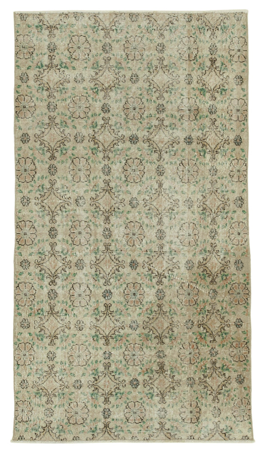 4x7 Beige Overdyed Rug - 31238